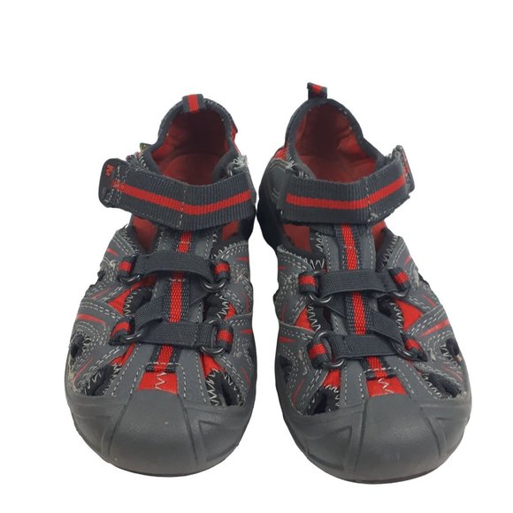 MERRELL Hydro Water Sandal Gray & Red Toddler Boys Size 11 M - Picture 3 of 12